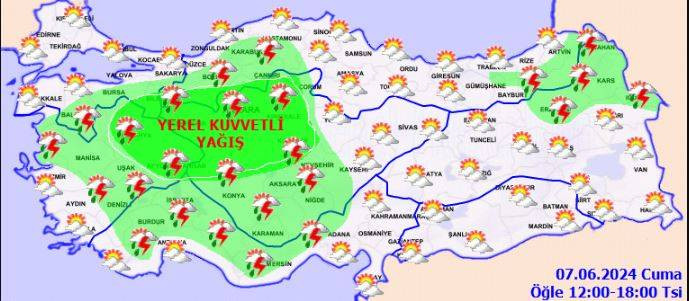 Meteoroloji'den 13 il için kuvvetli yağış uyarısı! Sel, sağanak, yıldırım ve dolu… - Resim: 22